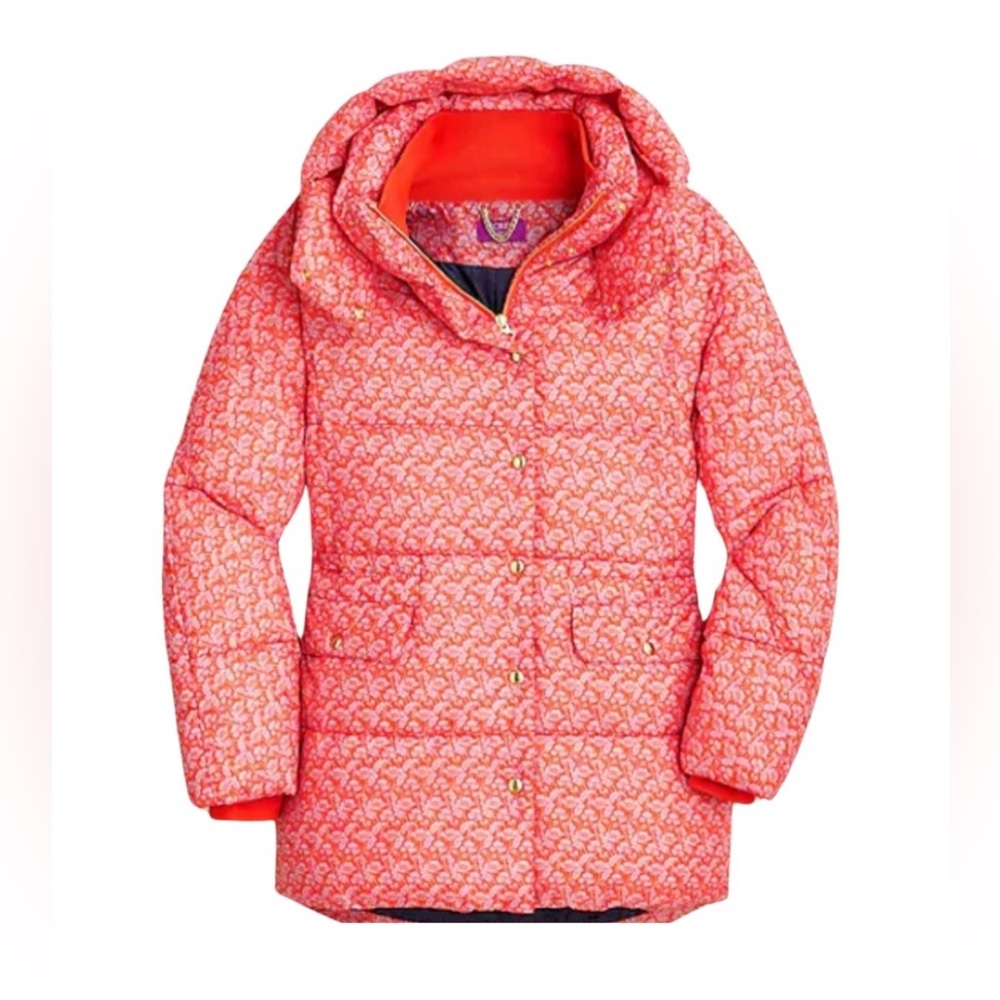 Jcrew Chateau Puffer x Liberty of London